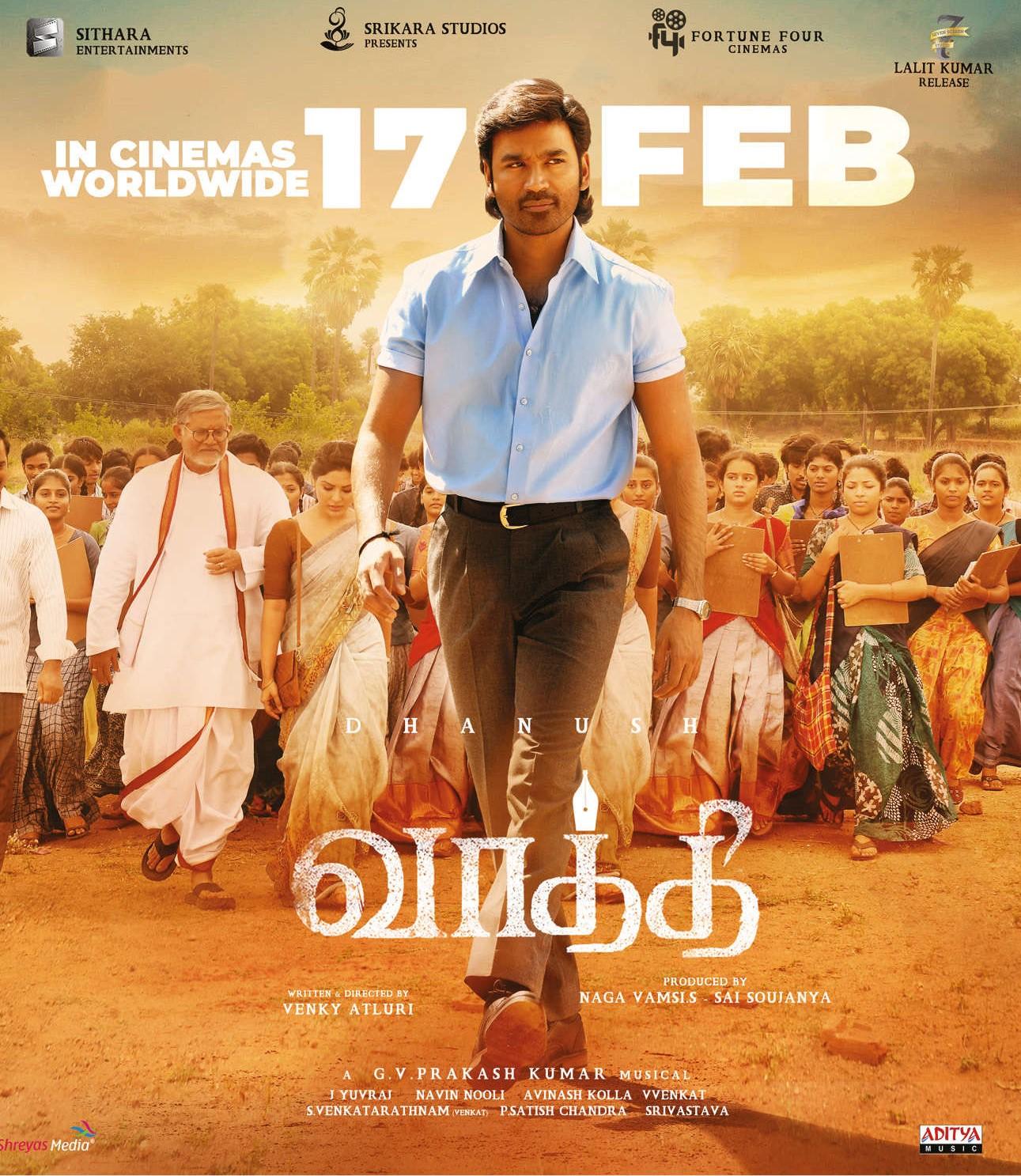 Official! Dhanush's 'Vaathi' to stream on OTT from THIS date