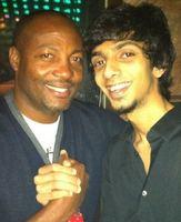 Anirudh with Brian Lara