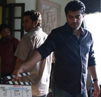 Ajith at Billa 2 Shooting Spot