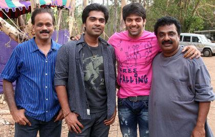 Simbu at Settai Shooting Spot