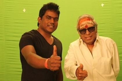 Yuvan and MSV dance together for Thillu Mullu