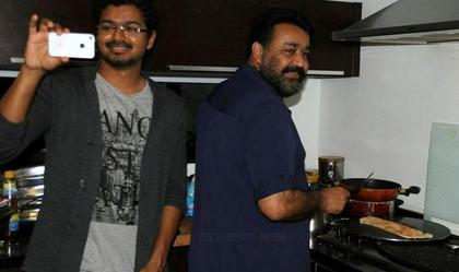 Vijay and Mohanlal at Jilla sets