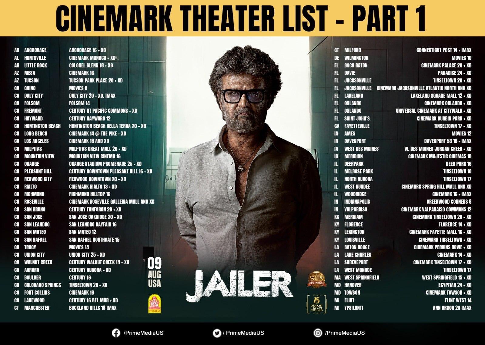 jailer movie review in usa
