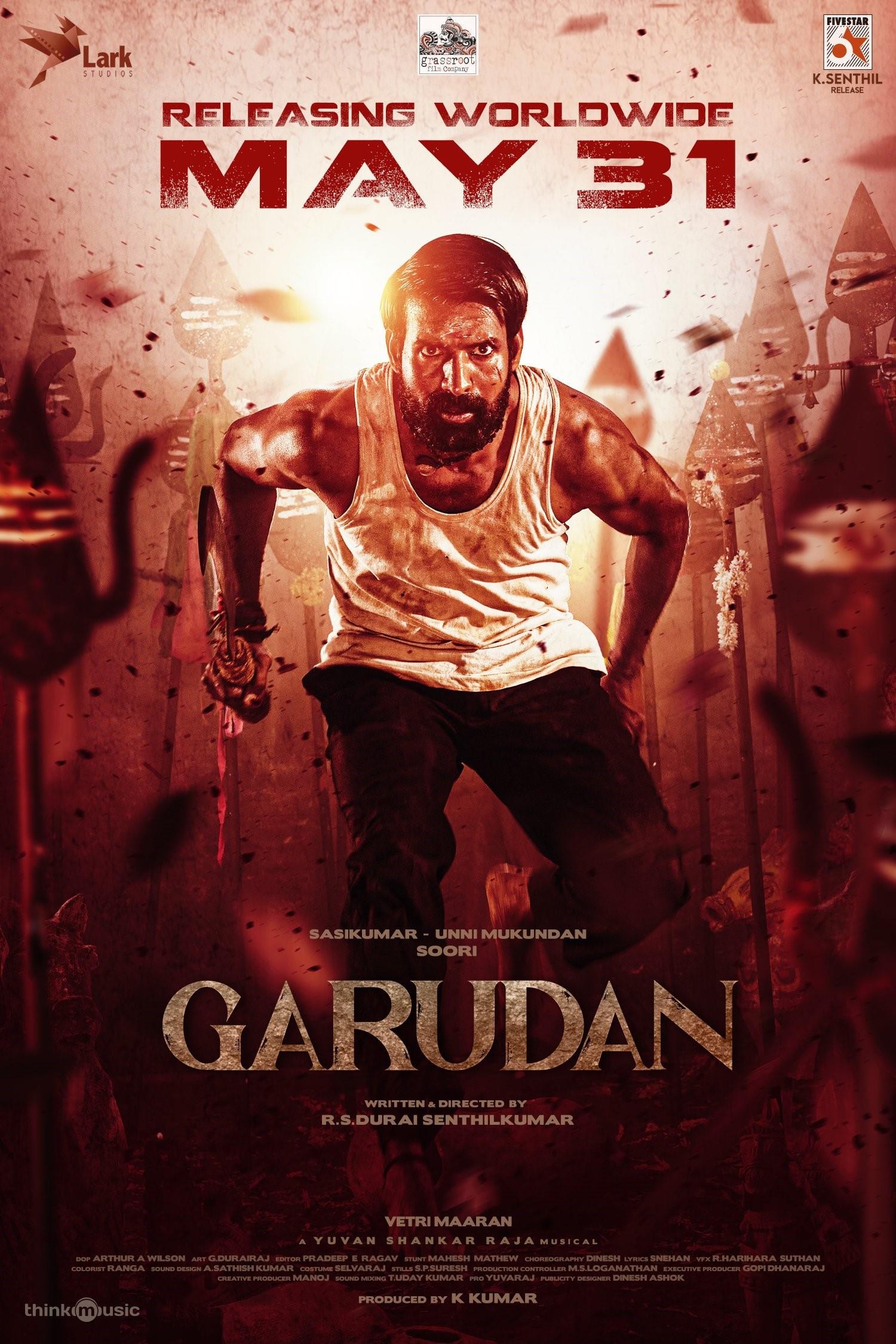 Garudan: Release date locked for Soori, Sasikumar, Unni Mukundan ...