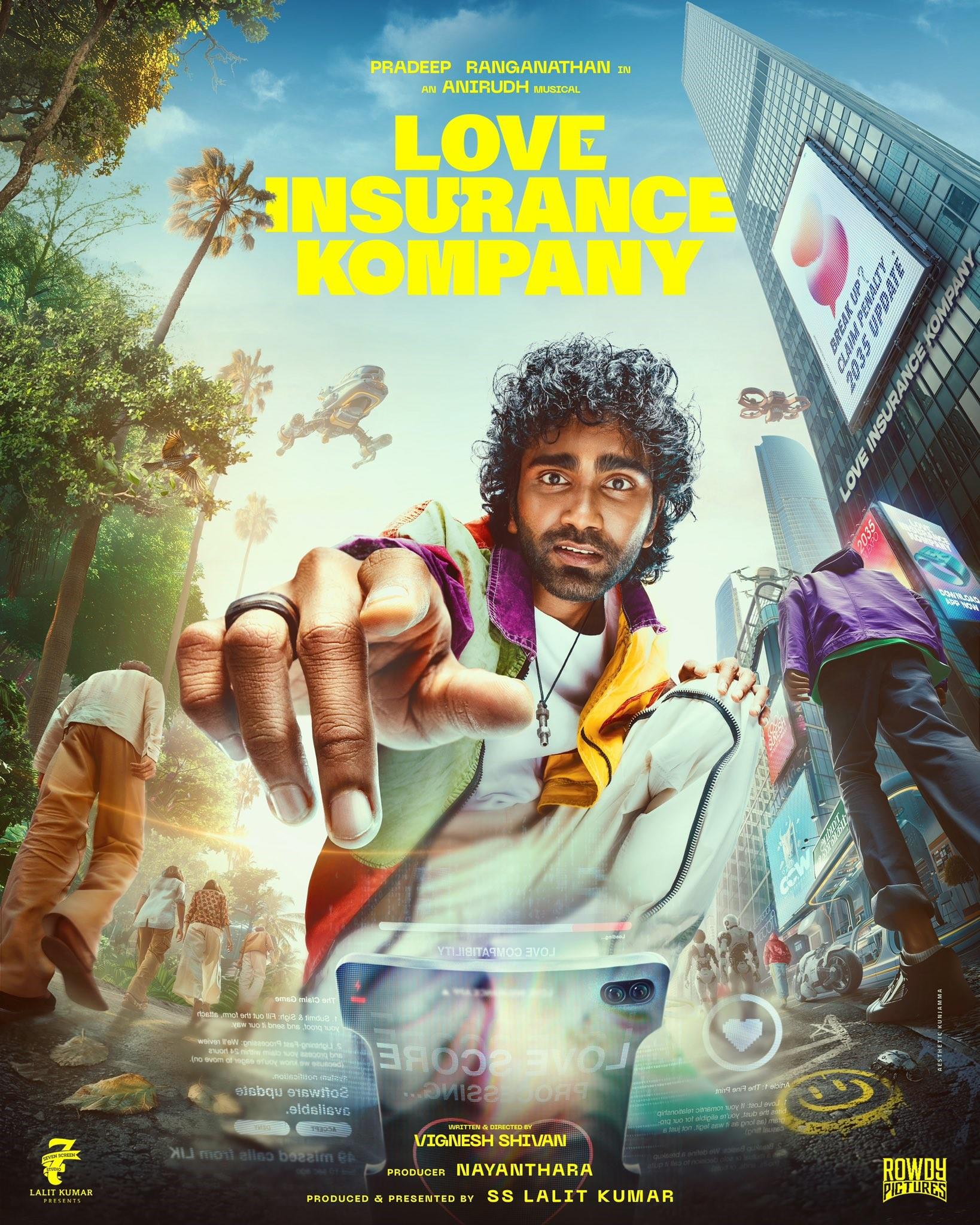 Love Insurance Kompany: First look of Pradeep Ranganathan, Vignesh ...