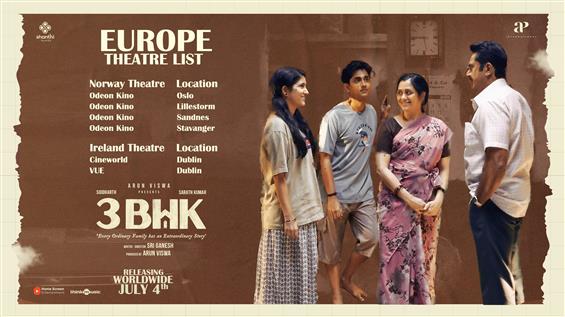 3BHK Overseas Theater List: UK, Europe, Canada, Ma...
