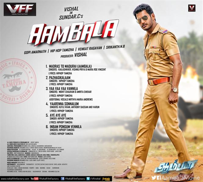 Aambala Tracklist 