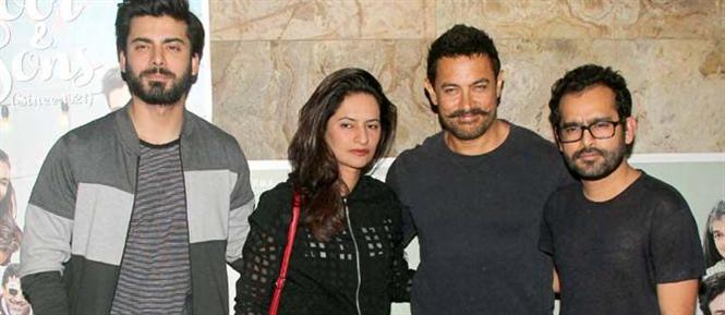 Aamir Khan, Anushka Sharma watch 'Kapoor and Sons'