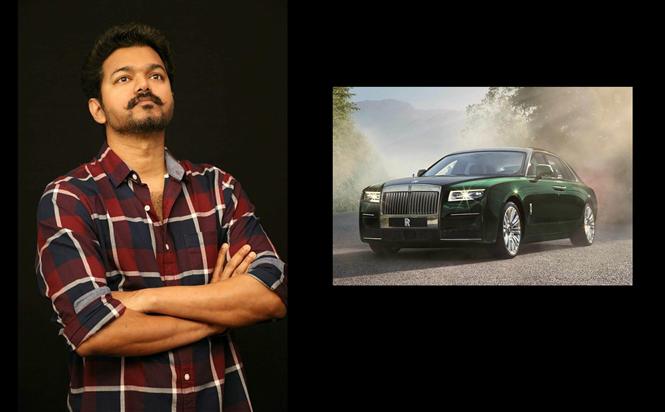 Actor Vijay clears Rs. 40 lakh tax for his Rolls Royce Ghost!
