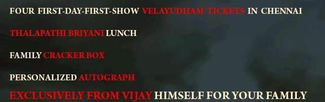 "Adhiradi" Promotions for Velayudham
