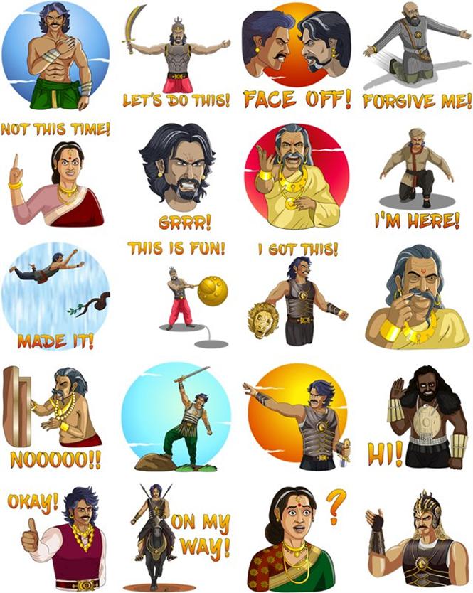 After Krrish 3 and Sholay, Baahubali gets Facebook Stickers