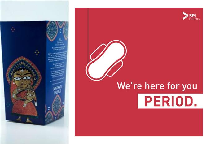 After new Pop-corn tubs, SPI Cinemas bring in free Sanitary Napkin Vending Mahines!