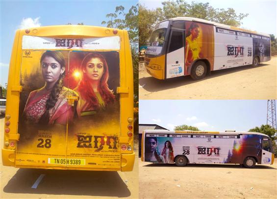 Airaa on Wheels: Customized Bus for Nayanthara's upcoming film!