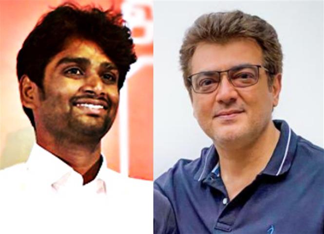 Ajith drives bike to Valimai shooting! Teaser for Diwali?