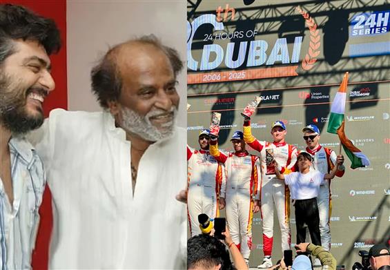 News Image - Ajith Kumar Racing wins 3rd place at Dubai 24H! Tamil film celebrities praise! image