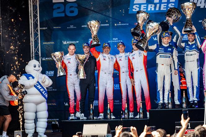  Ajith RedAnt Racing takes podium at 24H Barcelona