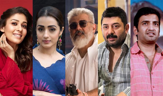 AK 62: Arvind Swami, Santhanam, Trisha & Nayanthara?