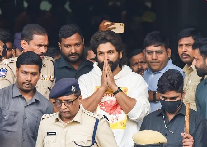 Allu Arjun granted bail by the Telangana High Court in the Sandhya Theater Stampede Case