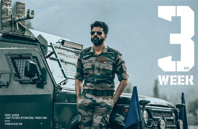 Amaran in Top 10 Telugu Dub Movie Share in AP, Telangana