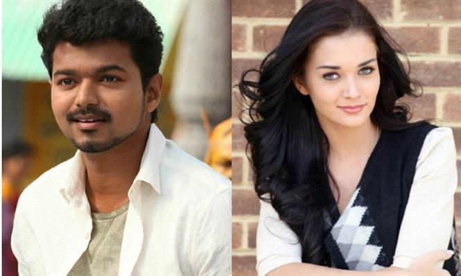 Amy Jackson joins Vijay 59 shoot 