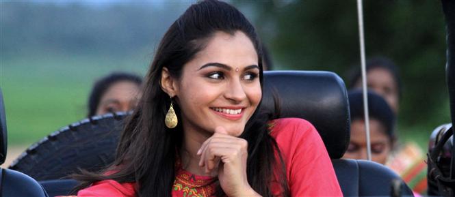 Andrea Shake a leg for Vishal's Poojai