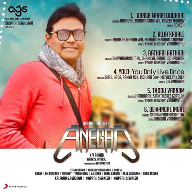 Anegan Tracklist 