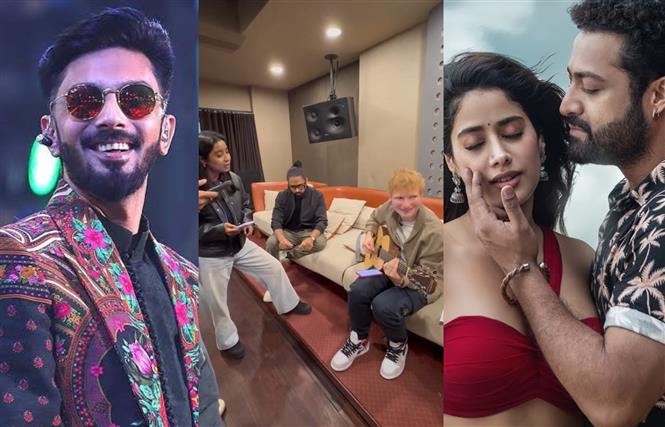 Anirudh composed Chuttamalle Ed Sheeran's First Telugu Song