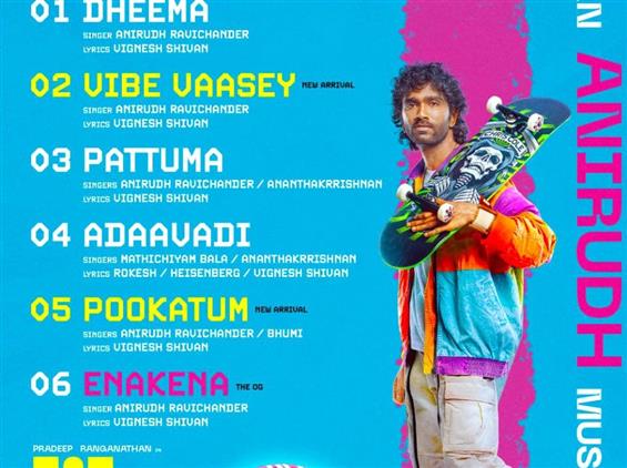 Anirudh's Love Insurance Kompany Album Out