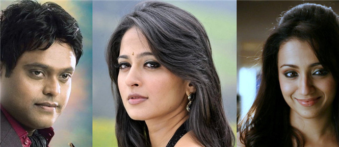 Anushka and Harris Jayaraj for Thala 55