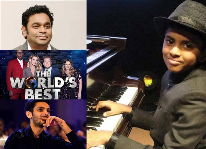 A.R. Rahman, Anirudh laud The World's Best child pianist!