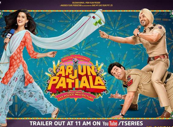 Arjun Patiala Trailer ft. Kriti Sanon, Diljit Dosanjh is hilarious