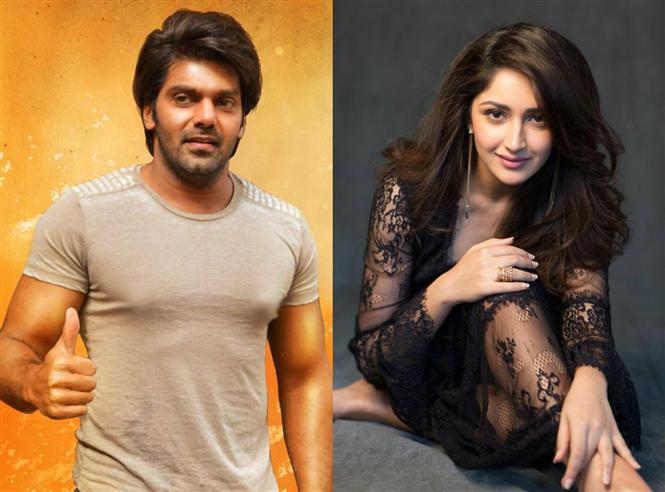 Arya, Sayyeshaa team up for Gajinikanth