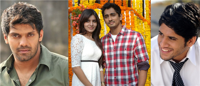 Arya, Siddharth and Samantha for Bangalore days Tamil Remake