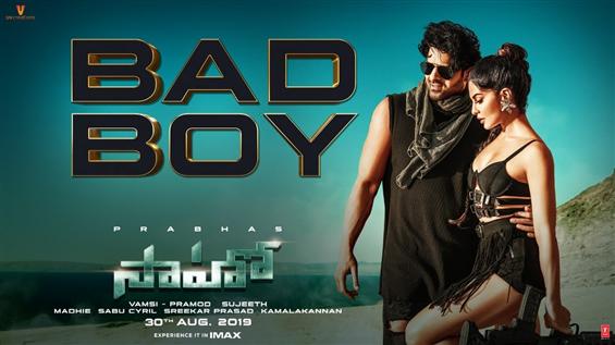 Bad Boy Video Song From Pabhas' Saaho Out Now