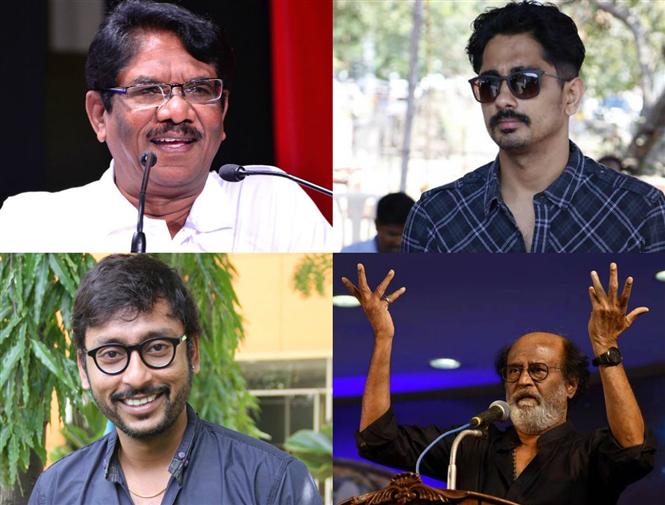 Bharathi Raja calls Rajinikanth a snake, RJ Balaji, Siddharth termed ...
