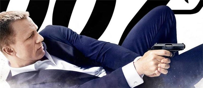 Bond's Skyfall Releases Big in India today