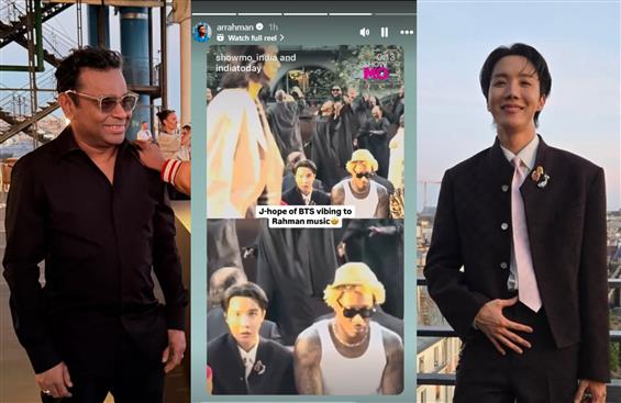 BTS Jhope vibes to AR Rahman music during LV show ...