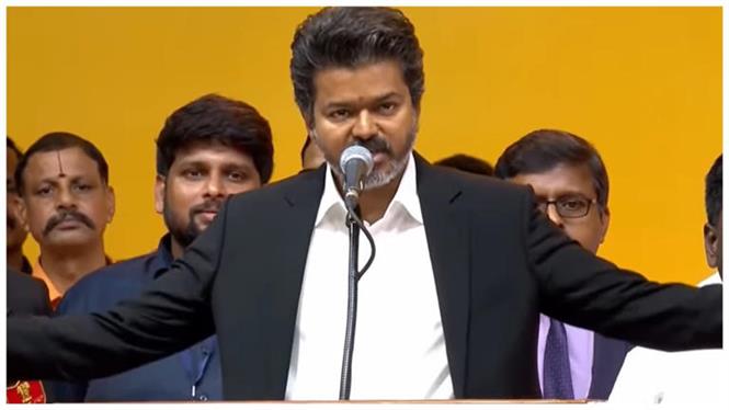C Joseph Vijay Ennum Naan - Vijay Takes Oath as Chief Minister of Tamil Nadu