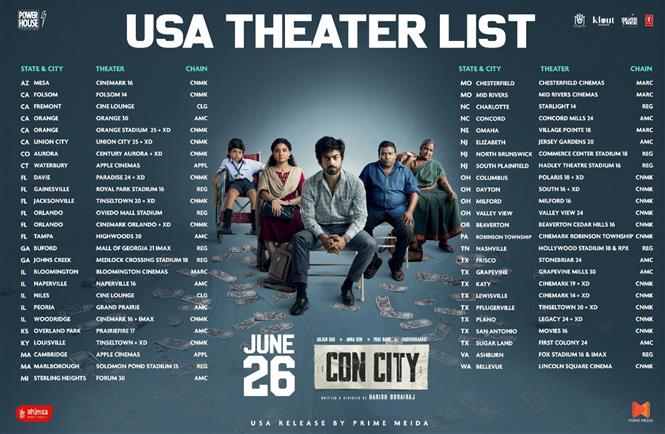 Con City USA Theatre list 