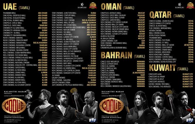 Coolie GCC Theatre list 
