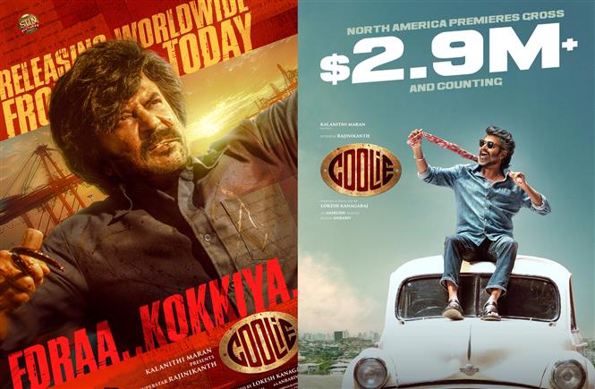Coolie in Top 5 North America Premiere Box-Office! First Tamil film to cross $2.9M