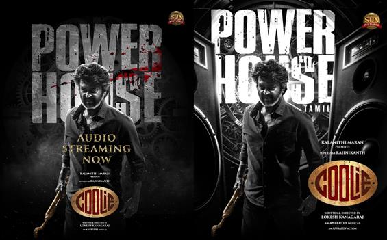 Coolie third single Power House feat. Rajinikanth ...