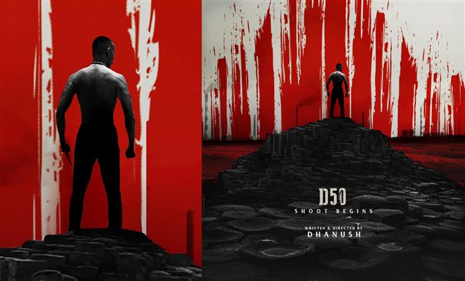 D 50: Dhanush begins shooting of his second directorial