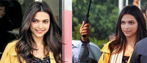 Deepika Padukone spotted on the sets of Tamasha