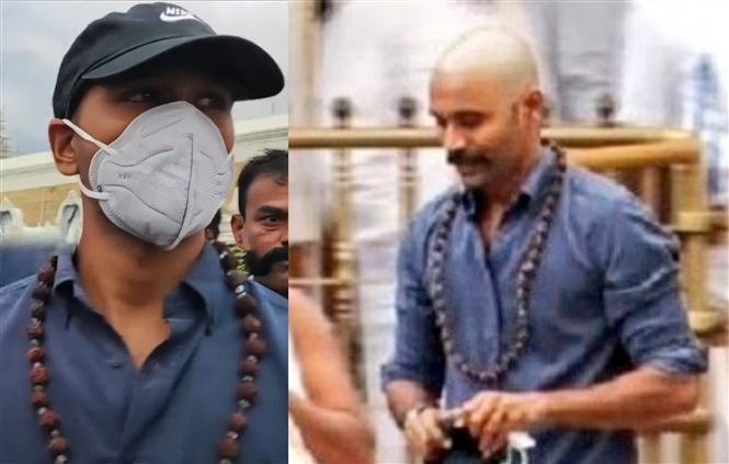 Dhanush clean shaves his head, beard for D 50 / Raayan!