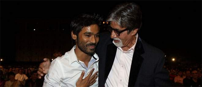 Dhanush floored by Amitabh Bachchan