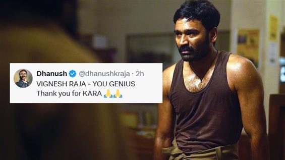 Dhanush Praises Kara Director Vignesh Raja as 'Gen...