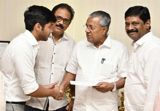 Dhruv Vikram donates Salary from Varma to Kerala Relief Fund