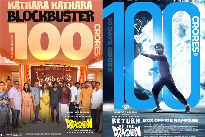 Dragon: Pradeep Ranganathan starrer becomes a 100 Cr blockbuster