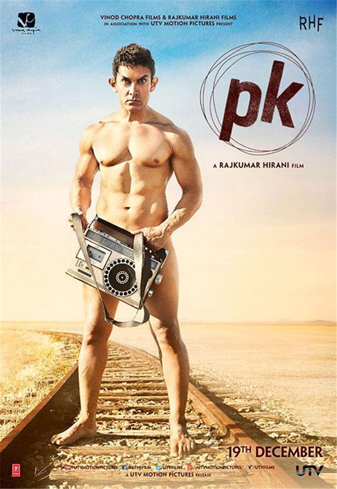 First Look of Aamir Khan in PK Rajkumar Hirani